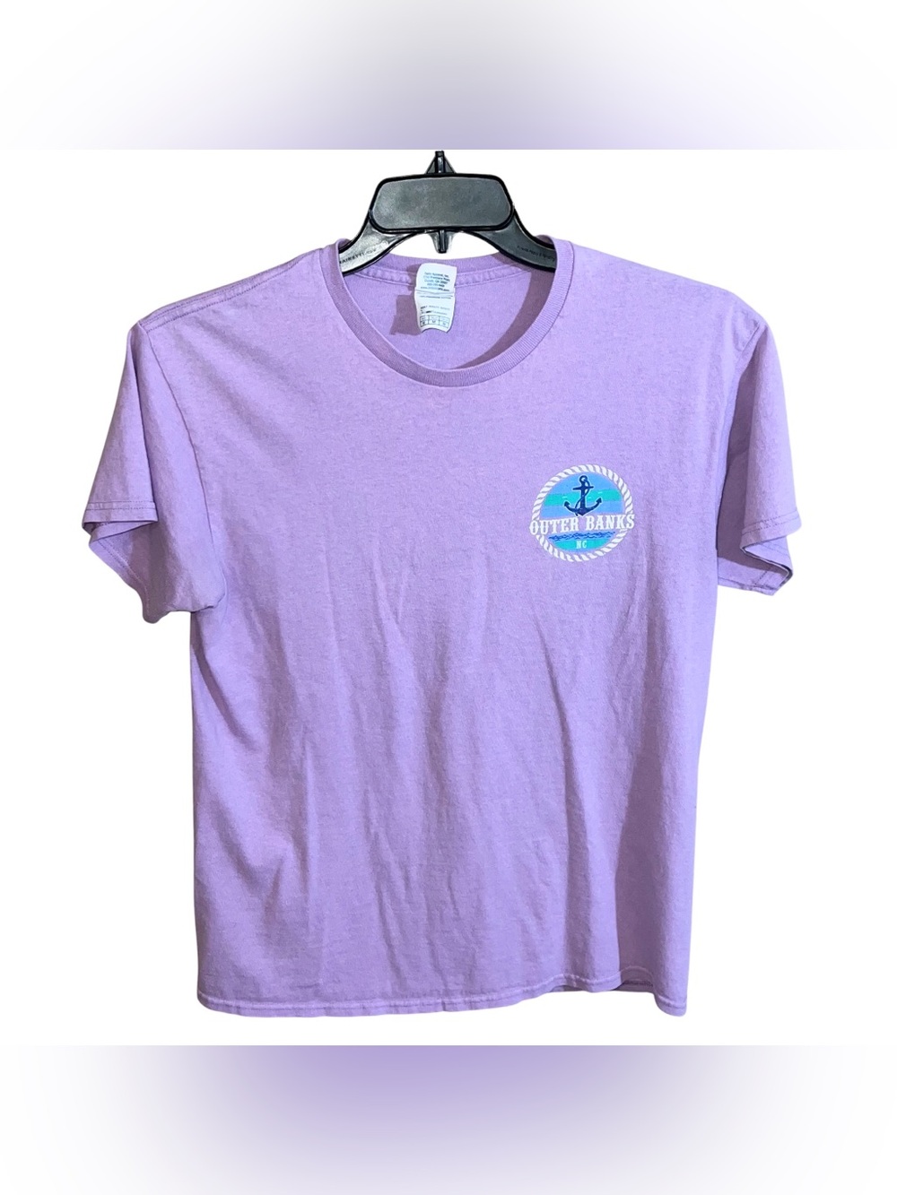 Delta Pro Weight Outer Banks Short Sleeve Shirt Women’s M Purple Blue